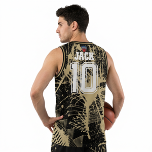 เสื้อบาสเก็ตบอล Mehurban Sports แบบซับลิเมชั่น เสื้อกล้ามตาข่ายระบายอากาศสำหรับผู้ชาย ใส่เล่นกีฬาได้ทุกฤดู ทรงปกติ - Product Image 3