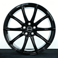 Jantes en alliage d'aluminium forgé noir brillant SRD 15-30 pouces, jantes personnalisées ET PCD pour Mercedes BMW Audi Porsche Hilux LC Maserati Tesla