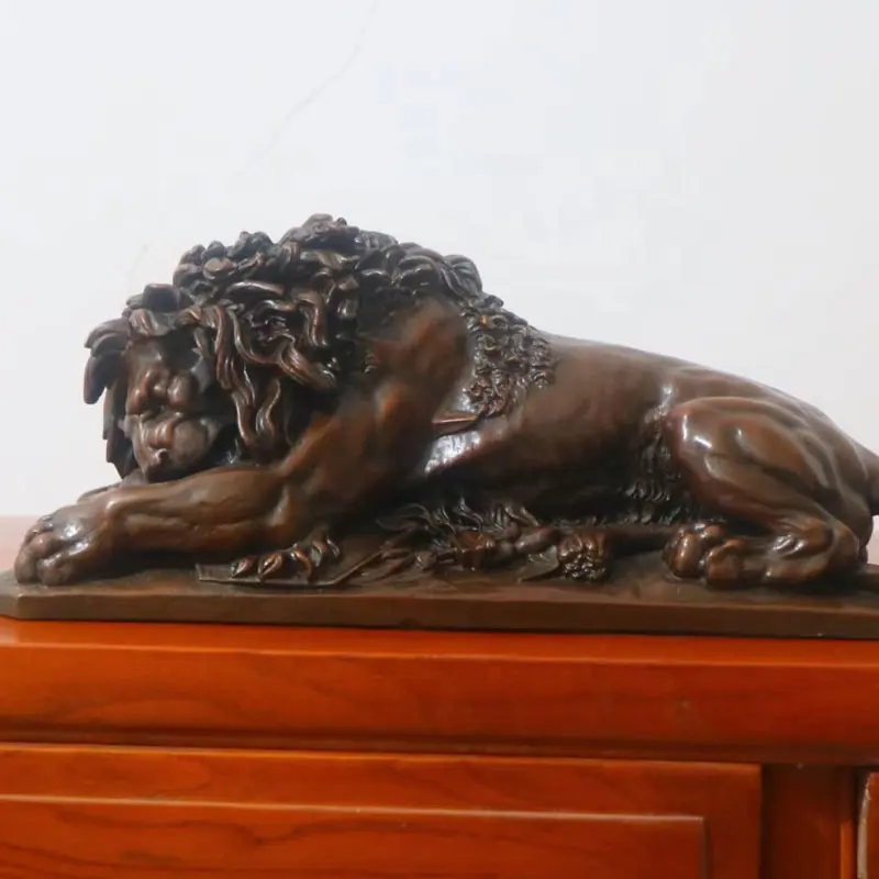 Fabrieksprijs Hete Verkopende Bronzen Leeuwen Beelden Beeldhouwwerk Voor Decoratie