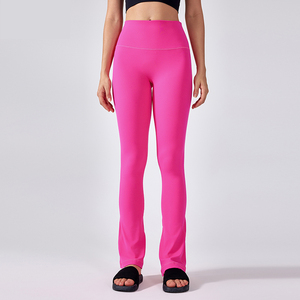 Pantalones de Yoga de Cintura Alta Elástica 2025, Sin Costura Delantera, Levanta Glúteos, <span class=keywords><strong>Leggings</strong></span> <span class=keywords><strong>Acampanados</strong></span>, Sin Costuras, para Mujer, con Elasticidad en Cuatro Direcciones - Product Image 1