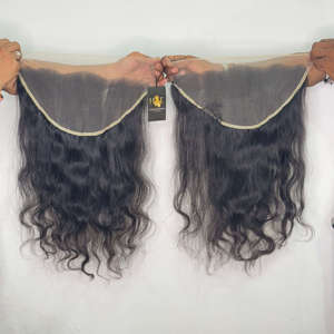Extensions de cheveux humains vierges non traités indiens, closure en dentelle HD avec frontal à ligne de cheveux naturelle 13x6 13x4, fournisseurs de cheveux humains - Product Image 2