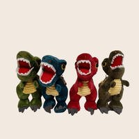 Dessin animé animaux dinosaures jouets en peluche petit dinosaure poupée cartable pendentif tyrannosaure Rex porte-clés dinosaure jouet pour enfants