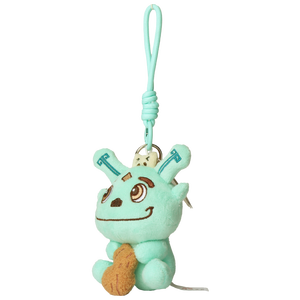 Custom Mobile Phone Chain Cartoon Mini Plush Keychain Polyester Mascot Pendant Accessories Doll Toy Keychain Promotional Gift