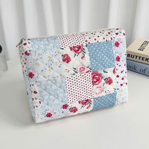 Sac de voyage cosmétique à poignée décoré d'un nœud, compartimentable, pour produits de soin de la peau, vente en gros d'usine - Product Image 3