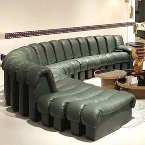 <span class=keywords><strong>2026</strong></span> गीडो नवीनतम nordic मॉड्यूलर अनुभागीय अनियमित चमड़े के ठोस लकड़ी फ्रेम लिविंग रूम सोफा - Product Image 6