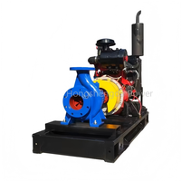 Bomba de Agua Centrífuga de Una Etapa de Alto Flujo 400 M³/h 8x10 Pulgadas con Motor Diésel para Riego Agrícola y Remolque con Generador, Certificación CE ISO