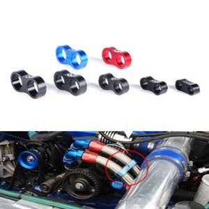 Collier de serrage double trou en alliage d'aluminium pour conduite de carburant 25mm 20mm 16mm 14mm 11mm pour fixation de tuyau automobile AN4 AN12 Modification - Product Image 3