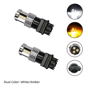 Ampoules LED personnalisables pour clignotants, feux de freinage et feux de recul de voiture - Bases 7440, 7443, 1156, 1157, 3156, 3157, P21W (BA15S), P21/5W (BAY15D) - Product Image 2