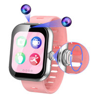 Montre connectée pour enfants avec logo personnalisé, double caméra, dernière génération, meilleure montre connectée pour enfants, étanche IP65, écran tactile, SOS, pour garçons