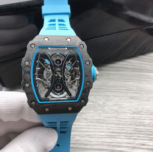 Reloj Tourbillon de Alta Calidad Estilo RM 53-01, Caja de Carbono, Esqueleto, Automático - Product Image 2