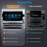 Navigation Carplay pour Mercedes-Benz Classe V W446 Lecteur vidéo 10,25 pouces Android Auto Système LELV Linux