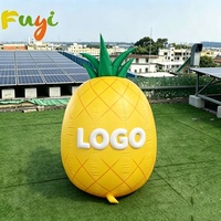 Modelo de piña inflable gigante de Venta caliente para publicidad