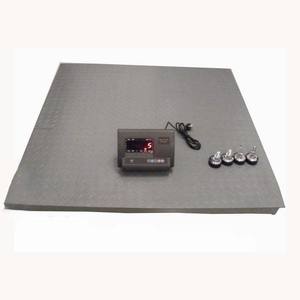 Direkter Fabrik verkauf 2 Tonnen verdickte elektronische Stahl boden waage 1000kg 2000kg Industrielle LCD-Waage mit großer Last - Product Image 2