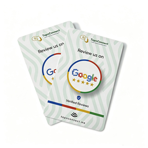 Custom Printing PVC Reviews <b>Card</b> Pop up Review <b>Card</b> Nfc Chip NFC213 215 216 Social Media Gift <b>Card</b> - Product Image 2