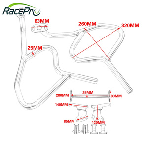 Racepro moto supérieur moteur garde autoroute pare-chocs <span class=keywords><strong>Crash</strong></span> <span class=keywords><strong>Bar</strong></span> pour <span class=keywords><strong>BMW</strong></span> R1200GS R 1200GS <span class=keywords><strong>1200</strong></span> <span class=keywords><strong>GS</strong></span> LC 2013-2018 - Product Image 2