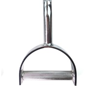 Fixation de câble Cintre tournant Chrome Wide Grip Lat Pull Down Curl Pro Style Lat Bar