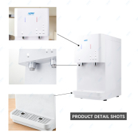Distributeur d'eau sur pied chaud et froid avec système RO, purification par UV en 4 étapes et refroidissement par compresseur