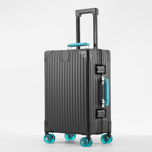 <span class=keywords><strong>Valigia</strong></span> Trolley di Lusso in Alluminio con Ruote Girevoli e Serratura TSA, Guscio Rigido, 28 Pollici, Grande Formato - Product Image 4
