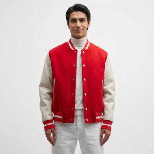 Custom Embroidery Wool Varsity <b>Jacket</b> High Quality College <b>Baseball</b> Uniform Unisex <b>Jacket</b> <b>for</b> <b>man</b> Letterman Winter Coat 2025 - Product Image 1