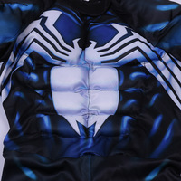 Kostum Superhero Hitam Grosir untuk Anak-anak, Pakaian Dalam Cosplay Anime, Kostum Pertunjukan Panggung, Pakaian Pesta Halloween