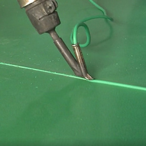 Modern Durable PVC Plastic Flooring Wire Line Welding System Water Resistant Antislip Eco-Friendly Hospital Hotel Use 1 Year - Product Image 1