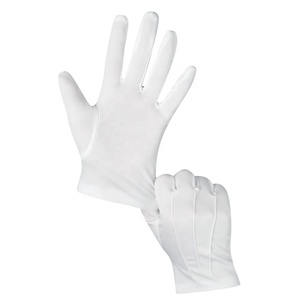 Guantes de Algodón Formales Personalizables al por Mayor Directo de Fábrica con Puño a Presión para Desfiles, Guardias de Honor y Ceremonias - Product Image 1
