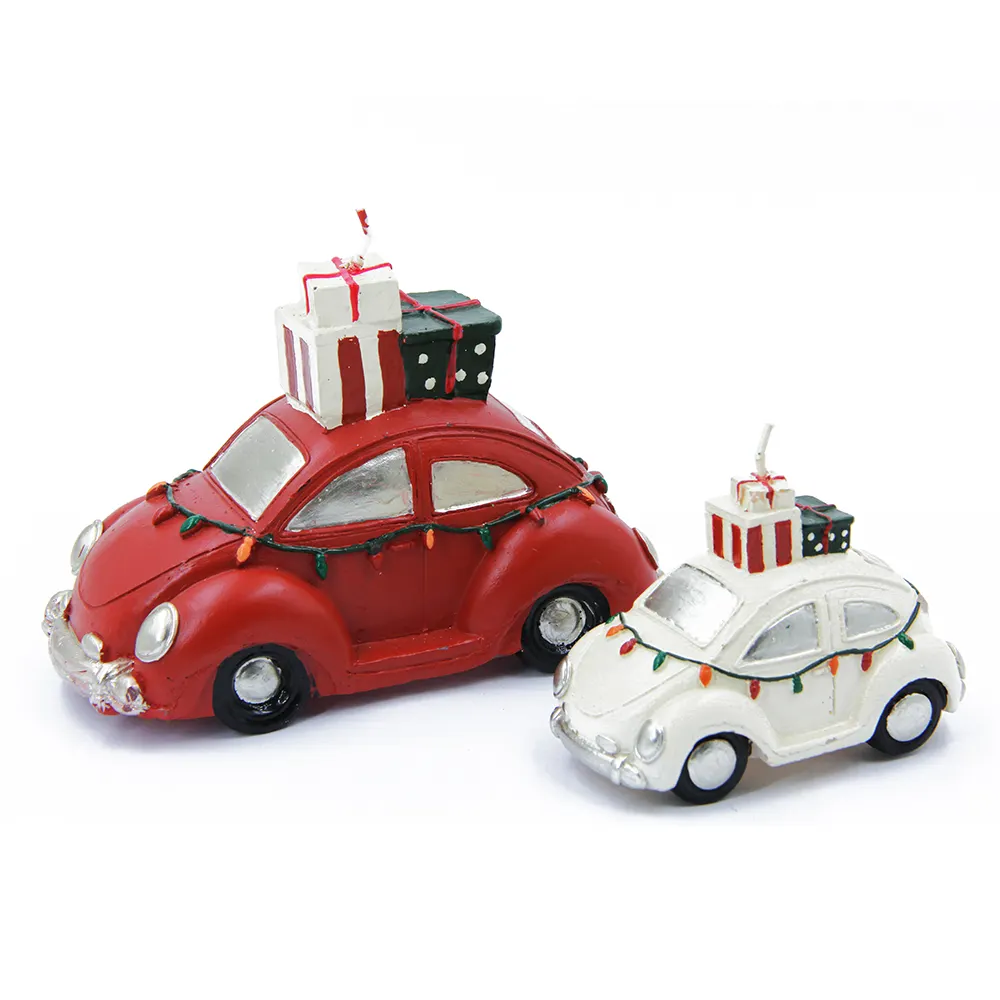Christmas decorate car shape creative scented soy candles supplier