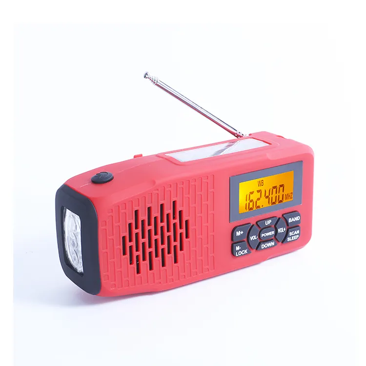Am Radio Customized Color Portable Digital Radio With Flashlight Alarm Clock Function