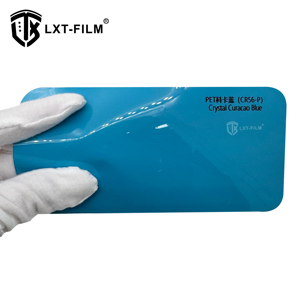 Autoadhesivo Cristal Curacao <span class=keywords><strong>Color</strong></span> Azul PPF Película Brillante Envoltura de Coche Vinilo PET Envoltura de Vinilo - Product Image 3