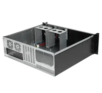 Boîtier de serveur industriel OEM 3U monté en rack avec ventilateur Hot Swap 3U PC ATX Châssis d'ordinateur en stock