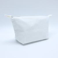 Sacs de maquillage gaufrés personnalisés pour votre marque, organiseur de toilette en toile, étui de rangement cosmétique de voyage, cadeau de mariage pour demoiselles d'honneur