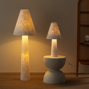 Lampada da Terra LED in <span class=keywords><strong>Ceramica</strong></span> Retrò Personalizzabile in Varie Dimensioni per Soggiorno e Camera da Letto - Product Image 1