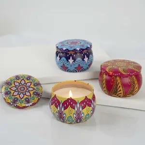 Luxury Scented Candle Packaging Sented Tin Candle DIY Scented Candle