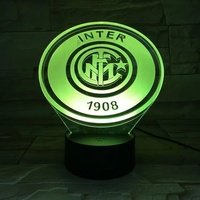 Lampe néon LED FCB Football Club, lumière de nuit 3D USB