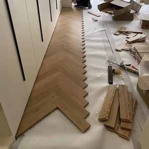 NUEVO Suelo de Madera Multicapa de Roble Blanco Grado AA, Económico y Rústico, Garantía de 5+ Años, Instalación con Sistema de Clic, Estilo Contemporáneo - Product Image 6