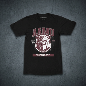 เสื้อยืดแขนสั้นทรงปกติ Bison Edge Apparel Alabama A&M University (AAMU) สไตล์สตรีท ผ้าฝ้าย 100% น้ำหนัก 260 กรัม - Product Image 2