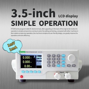 Serie ET5300A, Carga Electrónica Programable de 200W, Instrumentos de Medición con Pantalla LCD, Fabricado en Guangdong - Product Image 3