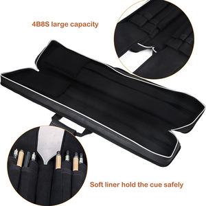 Free sample <b>Pool</b> <b>Cue</b> <b>Case</b>, <b>Pool</b> Stick <b>Case</b> 4x5 with Multiple Pockets Holds 4 Butts 5 Shafts, Soft Padded Sturdy <b>Pool</b> <b>Cue</b> Bag - Product Image 6