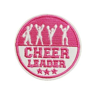 Nouveau design de patch brodé thermocollant Happy Cheering Squad pour la décoration des vêtements et des sacs - Product Image 4