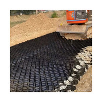 Allée de gravier Geocell Nid d'abeille Plancher en béton Brique Ferme Travaux Stabilisateur de gravier Grille Geocell