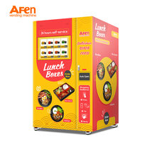 Distributeurs automatiques de pain à hamburger Afen, distributeurs automatiques de sandwichs, distributeurs automatiques de nourriture rapide, distributeurs automatiques de boîtes à lunch pour le petit-déjeuner, distributeurs automatiques de boîtes à lunch à vendre