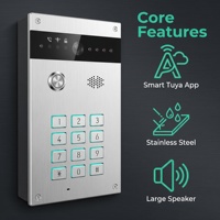 Interphone vidéo 4G avec clavier pour déverrouiller la porte par mot de passe Tuya