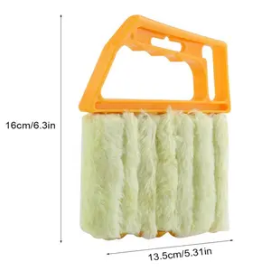 blind cleaner Blind Cleaner Shutters Curtain Brush Dust Remover Removable Microfiber Sleeves Air Home Gadgets Car Vents Fan tool