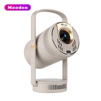 Projecteur intelligent portable JY210-C, Android 1080P, 200 lumens, poignée rotative à 160°, haut-parleurs intégrés, mini projecteur home cinéma