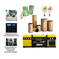 Impresora A3 UV DTF para impresión de pegatinas UV con cabezal xp600, funda para teléfono, botella de vidrio, impresora  UV DTF
