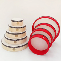 Wholesale Musical Instrument Percussion Wave Bead Ocean Drum Wooden Shell Sea Sound Drum for Home School Supplies