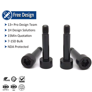 Tùy chỉnh Fastener M3 M4 M5 M6 M8 hình lục giác ổ cắm đầu Nắp vít đen <span class=keywords><strong>Allen</strong></span> Vai Bolt - Product Image 1
