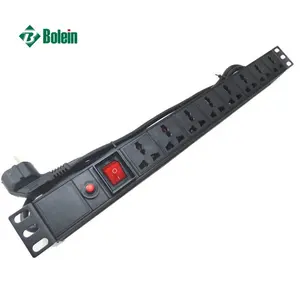 Universele Type 1.5u 6 Manier Geschakeld Pdu Voor 19 Inch Server Rack