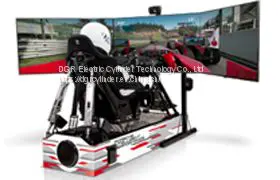 Plate-forme dynamique multi-degrés de liberté Simulateur de conduite de train automobile 6dof