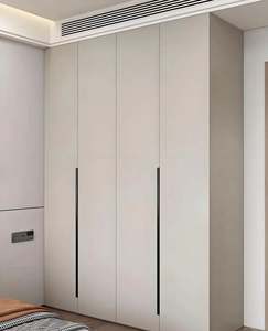 Muebles de guardarropa modernos personalizables con puerta de vidrio, armarios para dormitorio, Hotel, sala de estar, hogar, apartamento, Villa, uso - Product Image 6